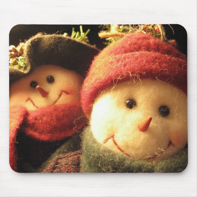 Schneemänner Mousepad (Vorne)