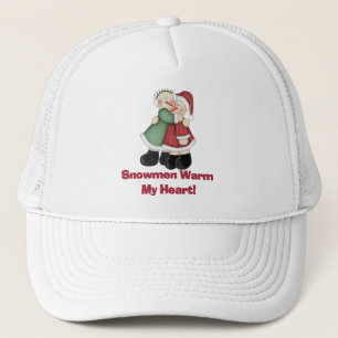 Schneemänner warmen mir T - Shirt und Geschenke im Truckerkappe