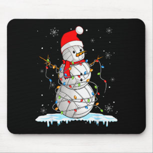 Schneemänner Weihnachtsmann Lichter Weihnachten Sc Mousepad