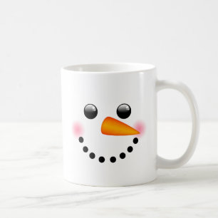 Schneemanngesicht Tasse