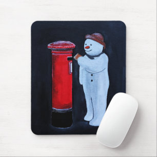 Schneemanns Brief an Santa Gemälde von Alfred Fox Mousepad