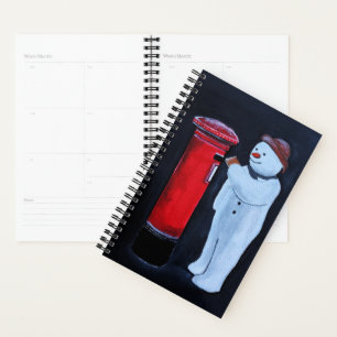 Schneemanns Brief an Santa-Gemälde von Alfred Fox Planer