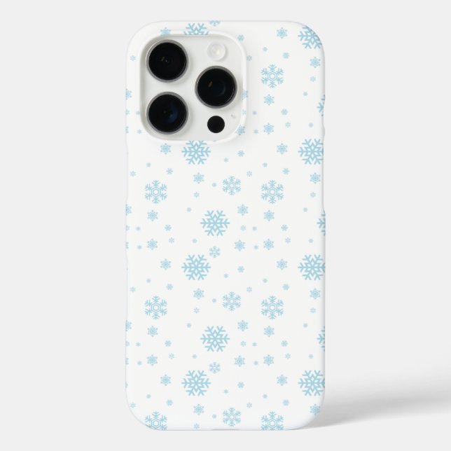 Schneemans & Schneeflocken Nahtloses Muster Case-Mate iPhone Hülle (Rückseite)