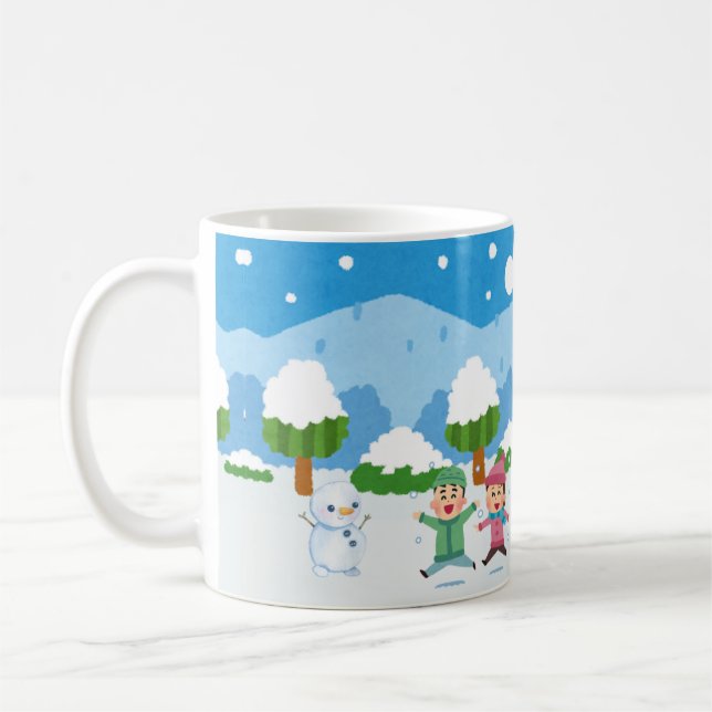 Schneemärchen Kaffeetasse (Links)
