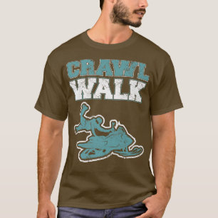 Schneemaschine Schneemobil Knurren Walk T-Shirt