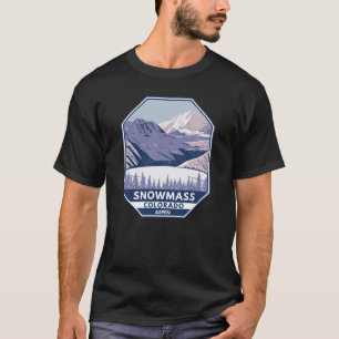 Schneemassen Skigebiet Winter Aspen Colorado  T-Shirt