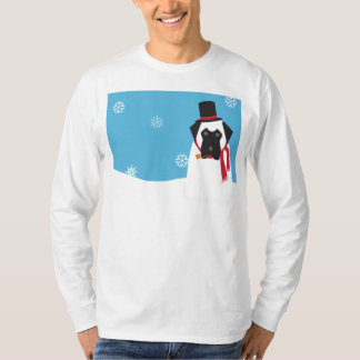 SchneeMastiff 2 versah Shirt mit Seiten