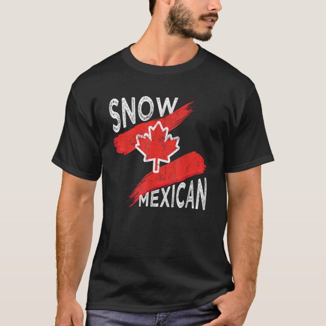 Schneemexikaner  T-Shirt (Vorderseite)