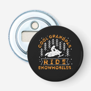 Schneemobil - Coole Grandpas-Fahrt Schneemobile Flaschenöffner