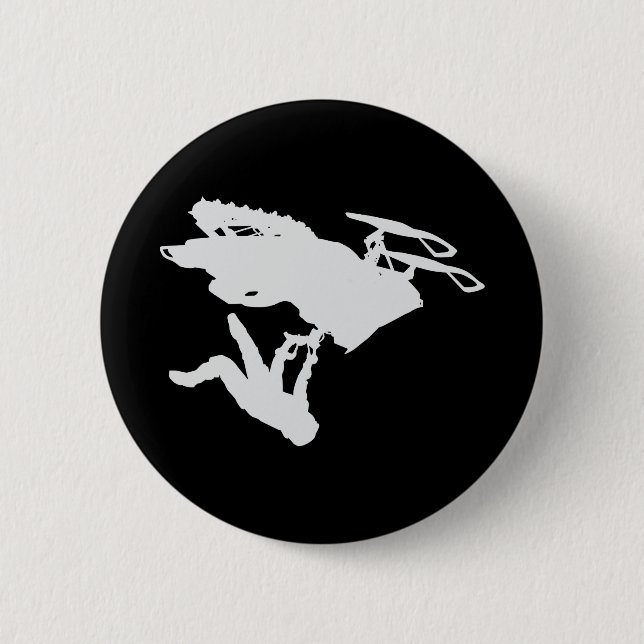 Schneemobil drehe zurück button (Vorderseite)
