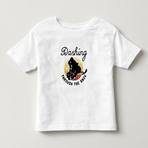 Schneemobil - durch den Schnee stürzen Kleinkind T-shirt