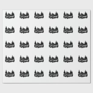 Schneemobil - Got Schnee Geschenkpapier