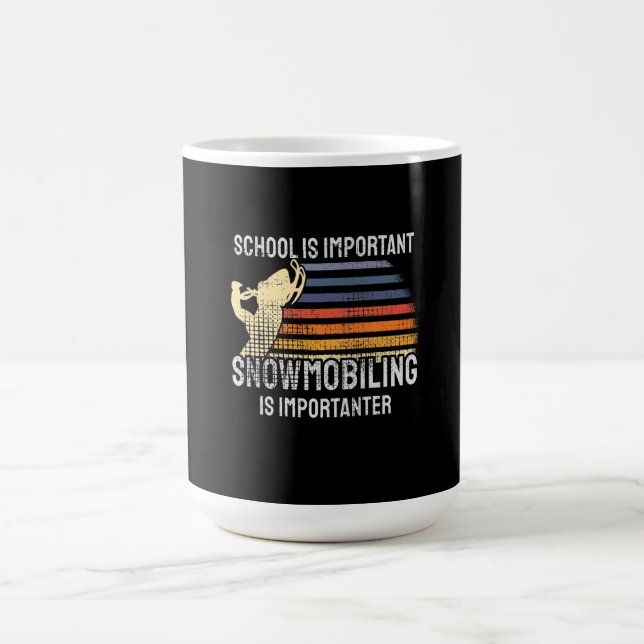 Schneemobil Kaffeetasse (Mittel)