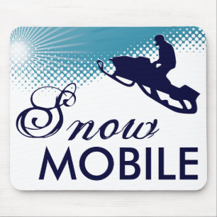 Schneemobil Mousepad