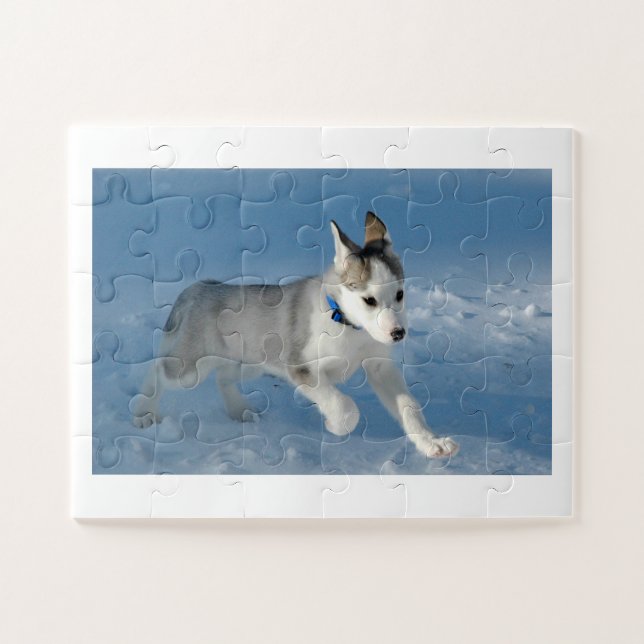 Schneemobil Puzzle (Horizontal)