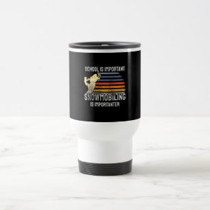 Schneemobil Reisebecher