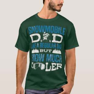 Schneemobil Reiten Schneemobil Schnee Viel Cooler T-Shirt
