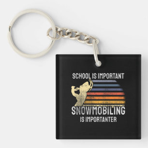 Schneemobil Schlüsselanhänger