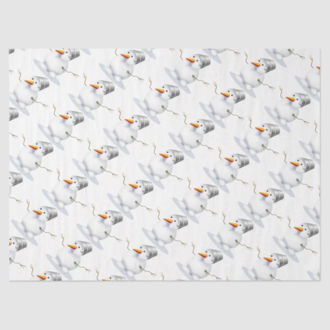 Schneemobil Seidenpapier (Vorderseite)