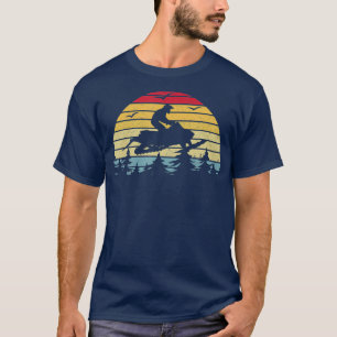 Schneemobil Skidoo Retro Skidoos Berg T-Shirt