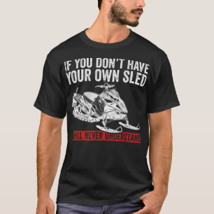 Schneemobil- und Skimobilmotor Schlitten 846 T-Shirt