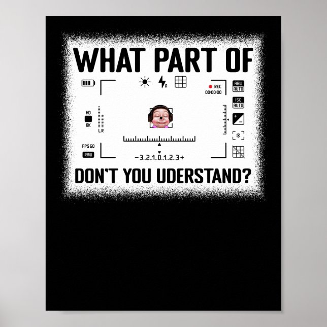 Schneemobil - Verfolgen Sie mir nicht den lustigen Poster (Vorne)