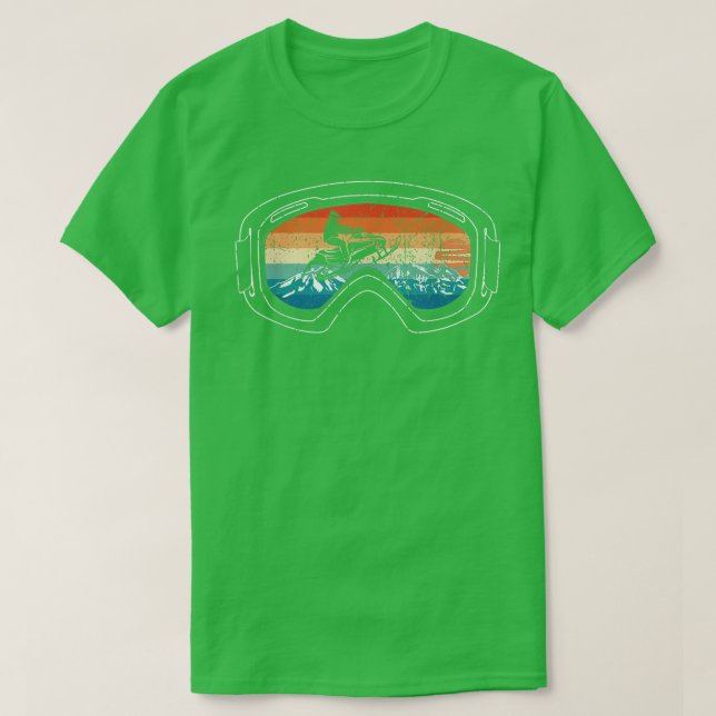 Schneemobile Wintergestaltung für Snowmobile-Fans  T-Shirt (Design vorne)