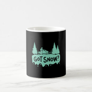 Schneemobilfahren - Bekam Schnee Lustiges Schneemo Kaffeetasse