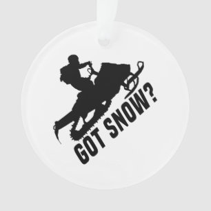 Schneemobilfahren - Schneemobil Geschenke bekommen Ornament