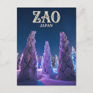 Schneemonster Zao Japan Postkarte