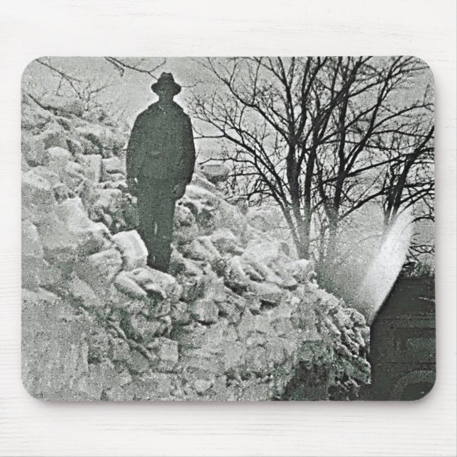 Schneemusepad Mousepad (Vorne)