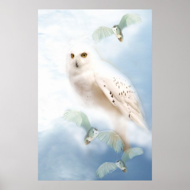 Schneeopulver Poster (Vorne)