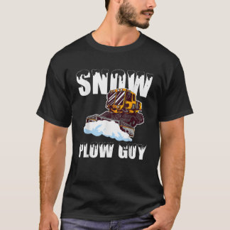 Schneepflug-Mann Schneepflug Schneepflug-LKW T-Shirt