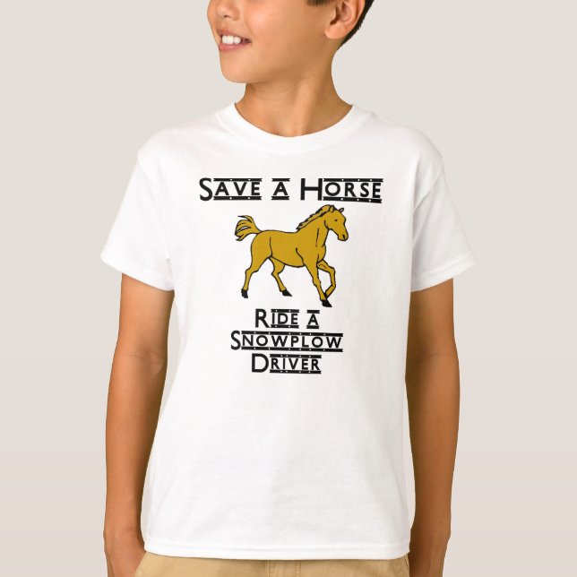 Schneepflug T-Shirt (Vorderseite)