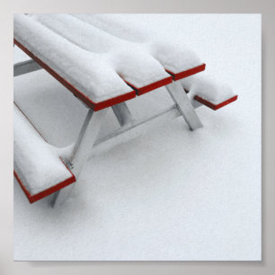 Schneepiknick Poster