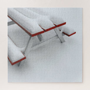 Schneepiknick Puzzle