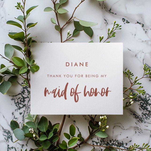 Schneepinke Trauzeugin Dank Textkarte Einladung (Von Creator hochgeladen)