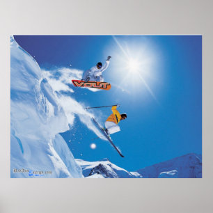Schneeplakat Boarding Poster
