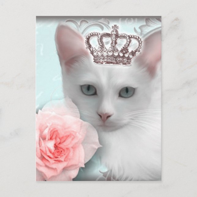 Schneeprinzess Postkarte (Vorderseite)