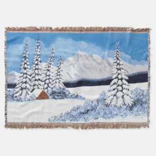 Schneereicher Winter Mittel Decke