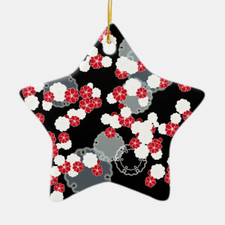 Schneeschauer Neujahrstag Keramikornament