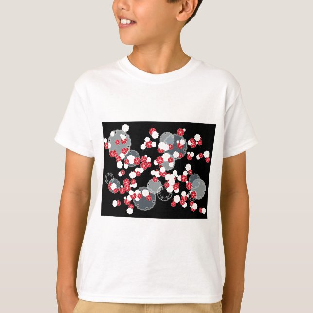 Schneeschauer Neujahrstag T-Shirt (Vorderseite)