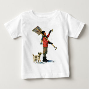 Schneeschieber Baby T-shirt