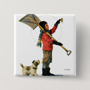 Schneeschieber Button