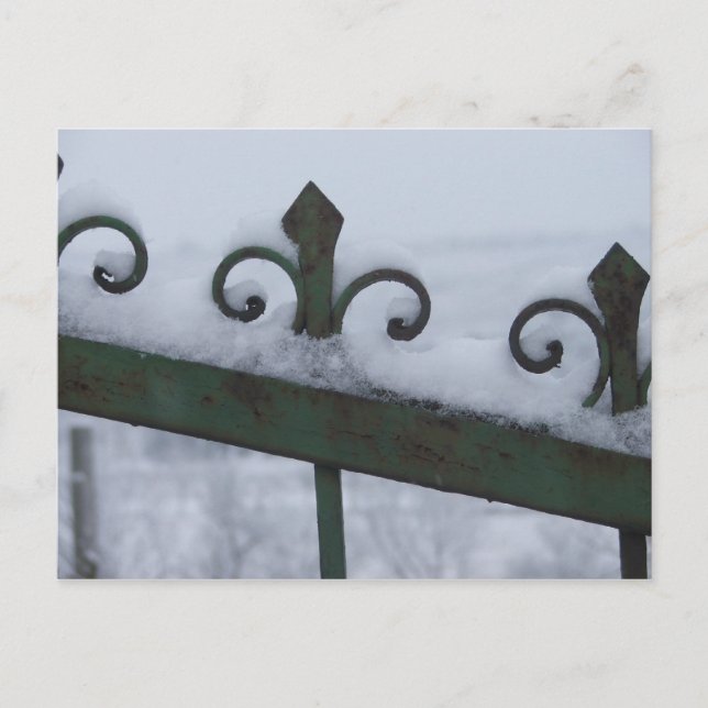 Schneeschloss Postkarte (Vorderseite)