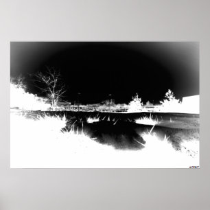 Schneeschmelze - negativ poster