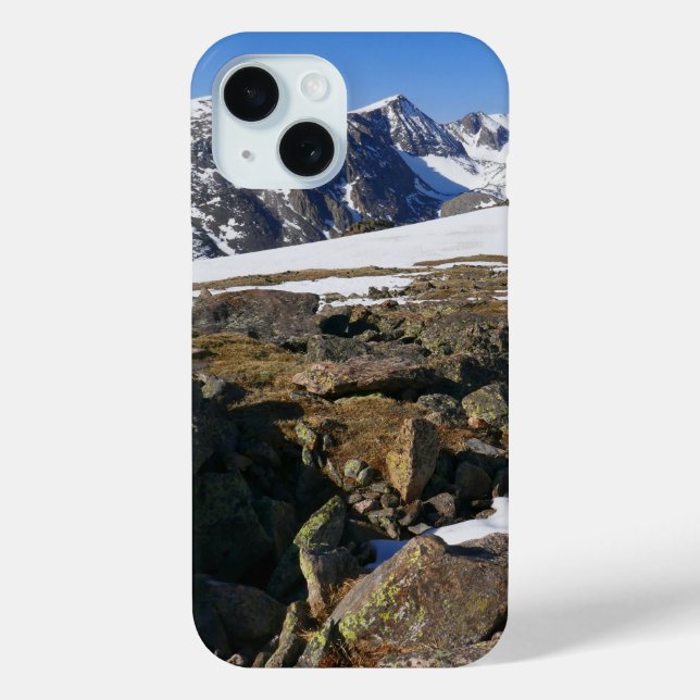 Schneeschmelzen auf den Felsen Case-Mate iPhone Hülle (Rückseite)