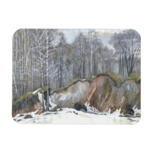 Schneeschube Magnet