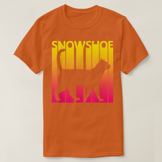 Schneeschuh-Katze T-Shirt (Design vorne)