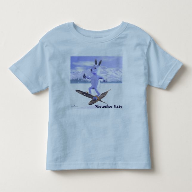 Schneeschuh Kleinkind T-shirt (Vorderseite)